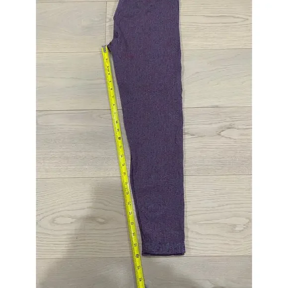 Gymshark Marl Seamless Leggings Plum Pink - Picture 3 of 4